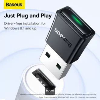 Baseusov brezžični adapter Bluetooth BA07 Black