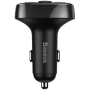 Baseus bluetooth MP3 FM oddajnik z 2xUSB 3,4A polnjenjem črn