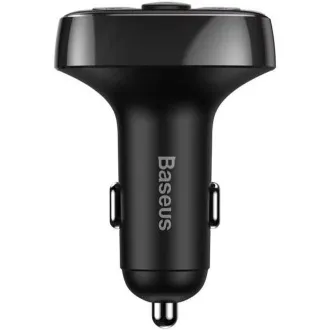 Baseus bluetooth MP3 FM oddajnik z 2xUSB 3,4A polnjenjem črn