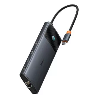 Baseus Metal Gleam II Series 10v1 USB-C HUB Priključna postaja Cosmic Black