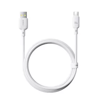 Baseus Silky USB/USB-C kabel za hitro polnjenje 1m 100W bela
