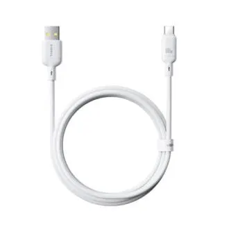 Baseus Silky USB/USB-C kabel za hitro polnjenje 1m 100W bela Baseus Silky USB/USB-C kabel za hitro polnjenje 1m 100W bela