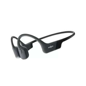 Shokz OpenRun Bluetooth slušalke pred ušesi, črne