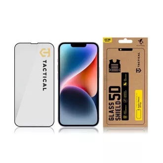 Taktični stekleni ščit 5D steklo za Apple iPhone 13/13 Pro/14/16e/17e Black