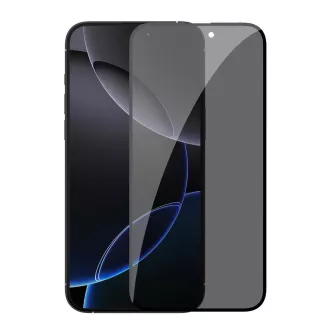 Nillkin Kaljeno steklo 0,25 mm Guardian 2.5D za Apple iPhone 16 Pro Max Black