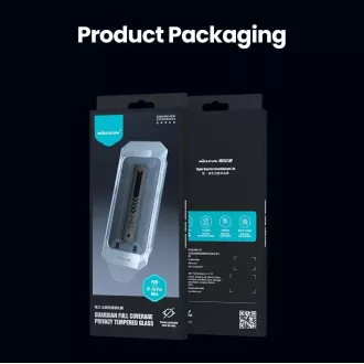 Nillkin Kaljeno steklo 0,25 mm Guardian 2.5D za Apple iPhone 16 Pro Max Black