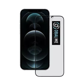 PAKET: ME zasebnost 5D kaljeno steklo za Apple iPhone 12/12 Pro Black