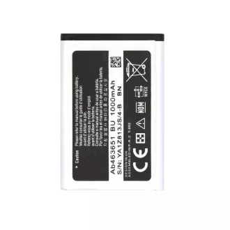 Samsung baterija AB463651BE Li-Ion 1000mAh (OEM) Samsung baterija AB463651BE Li-Ion 1000mAh (OEM)