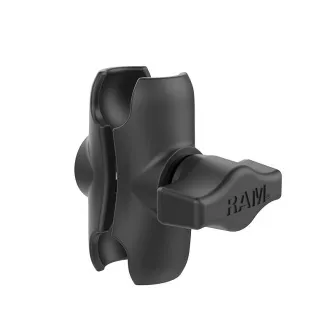 RAM Mounts kratka roka, kovinska, za 1" kroglične čepe (skupna dolžina 60 mm), RAM-B-201U-A