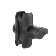 RAM Mounts kratka roka, kovinska, za 1" kroglične čepe (skupna dolžina 60 mm), RAM-B-201U-A