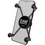 RAM Mounts X-Grip univerzalno držalo za velike telefone z 1-palčnim čepom, RAM-HOL-UN10BU