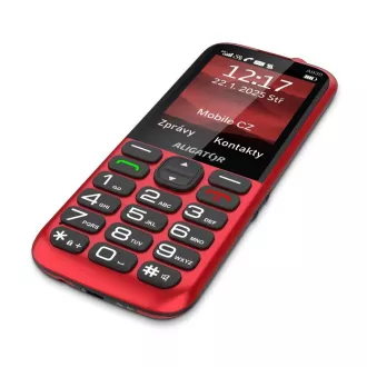 ALIGATOR A930 GPS Senior rdeča  st.nab.