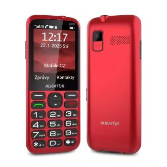 ALIGATOR A930 GPS Senior rdeča  st.nab.