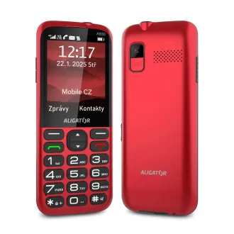 ALIGATOR A930 GPS Senior rdeča st.nab. - Razpakirano ALIGATOR A930 GPS Senior rdeča st.nab. - Razpakirano