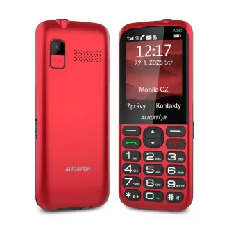 ALIGATOR A930 GPS Senior rdeča st.nab. - Razpakirano ALIGATOR A930 GPS Senior rdeča st.nab. - Razpakirano