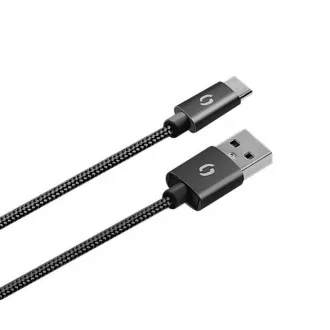 ALIGATOR Pametni avtomobilski polnilec 3,4 A, 2xUSB, pametni IC, črn, kabel USB-C