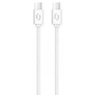 ALIGATOR Podatkovni kabel POWER 3A, USB-C/USB-C, bel