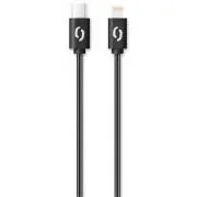 ALIGATOR Podatkovni kabel POWER 3A, USB-C/bliskovito črn