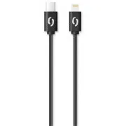 ALIGATOR Podatkovni kabel POWER 3A, USB-C/bliskovito črn