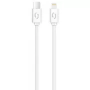 ALIGATOR Podatkovni kabel POWER 3A, USB-C/bliskovito bel