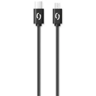 ALIGATOR Podatkovni kabel POWER 3A, USB-C/microUSB črn ALIGATOR Podatkovni kabel POWER 3A, USB-C/microUSB črn