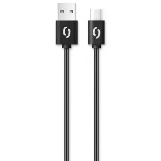 ALIGATOR Podatkovni kabel POWER 3A, USB-C 1m črn