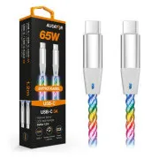 ALIGATOR podatkovni kabel LIGHT 3A, 65W USB-C/USB-C 1,2m