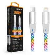 ALIGATOR podatkovni kabel LIGHT 3A, 30W USB-C/Lightning 0,5m