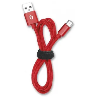 ALIGATOR PREMIUM Podatkovni kabel 2A, USB-C rdeč ALIGATOR PREMIUM Podatkovni kabel 2A, USB-C rdeč
