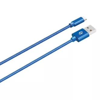 ALIGATOR PREMIUM Podatkovni kabel 2A, USB-C, modri