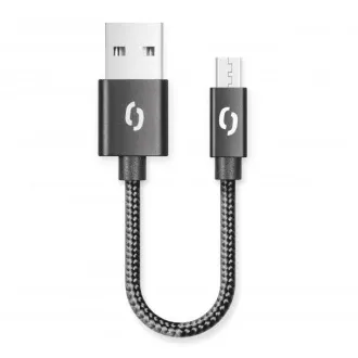 ALIGATOR PREMIUM 2A kabel, Micro USB 50 cm, črn