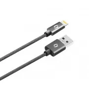 ALIGATOR PREMIUM 2A kabel, Lightning 2 m, črn