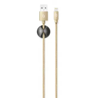 ALIGATOR PREMIUM 2A kabel, Lightning 2 m, zlati