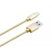 ALIGATOR PREMIUM 2A kabel, Lightning 2 m, zlati