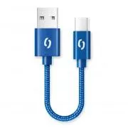 ALIGATOR PREMIUM 2A kabel, 50 cm USB-C, modri