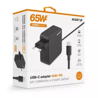 Aligator Power Delivery 65W adapter USB-C
