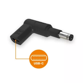Napajalnik Aligator USB-C 4,8 x 1,7 mm (podaljšan) za prenosnike Asus/Compaq/HP Napajalnik Aligator USB-C 4,8 x 1,7 mm (podaljšan) za prenosnike Asus/Compaq/HP
