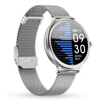 Nadomestni kovinski trak za uro Aligator Watch Grace 16 mm, srebrn