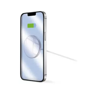ALIGATOR brezžični polnilec ALIGATOR Mag-Pad, za MagSafe, 15 W, bela
