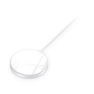 ALIGATOR brezžični polnilec ALIGATOR Mag-Pad, za MagSafe, 15 W, bela