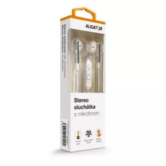 ALIGATOR AE008/Stereo/Jack/Wire/White/White