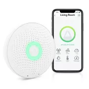 AirThings Wave plus - senzor kakovosti zraka, radona, vlage, temperature, hlapnih organskih spojin, CO2 in tlaka