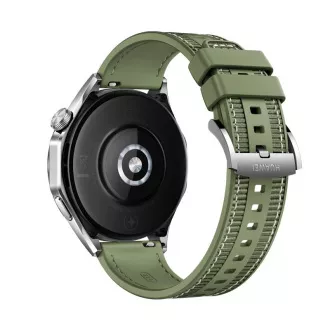 Huawei Watch GT 4/46mm/srebrna/legantni trak/zelena