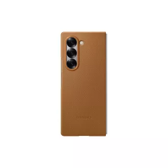 Samsung Zaščitni ovitek iz veganskega usnja za Fold 6 Brown Samsung Zaščitni ovitek iz veganskega usnja za Fold 6 Brown