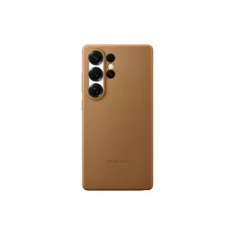 Samsung Zaščitni ovitek iz veganskega usnja za Galaxy S25 Ultra Brown