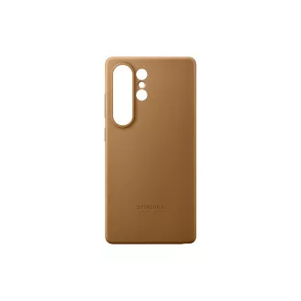Samsung Zaščitni ovitek iz veganskega usnja za Galaxy S25 Ultra Brown