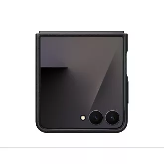Samsung Zaščitni ovitek iz veganskega usnja Flip7 Black
