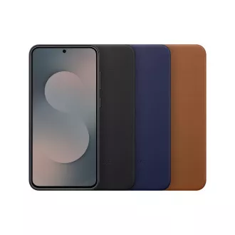 Samsung Zaščitni ovitek iz veganskega usnja S25 FE Black