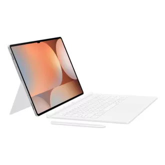 Samsungov zaščitni ovitek s tipkovnico in ploščico na dotik za Tab S10 Ultra/S9 Ultra White