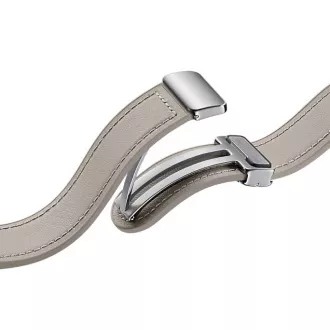 Hibridni trak iz eko usnja z zložljivo zaponko (velikost M/L) Samsung Etoupe